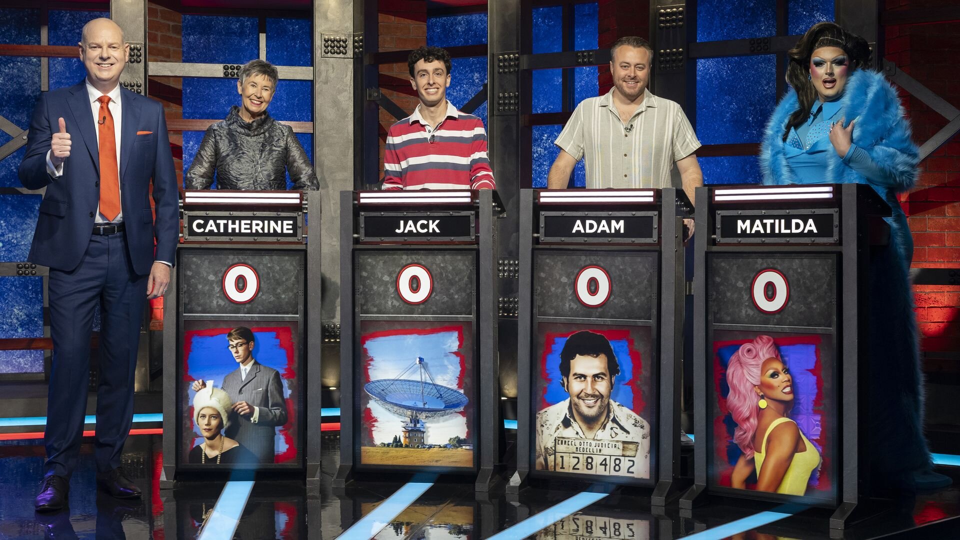Hard Quiz S11E11 Millinery, Murriyang (the Parkes Radio Telescope), RuPaul's Drag Race, Pablo Escobar