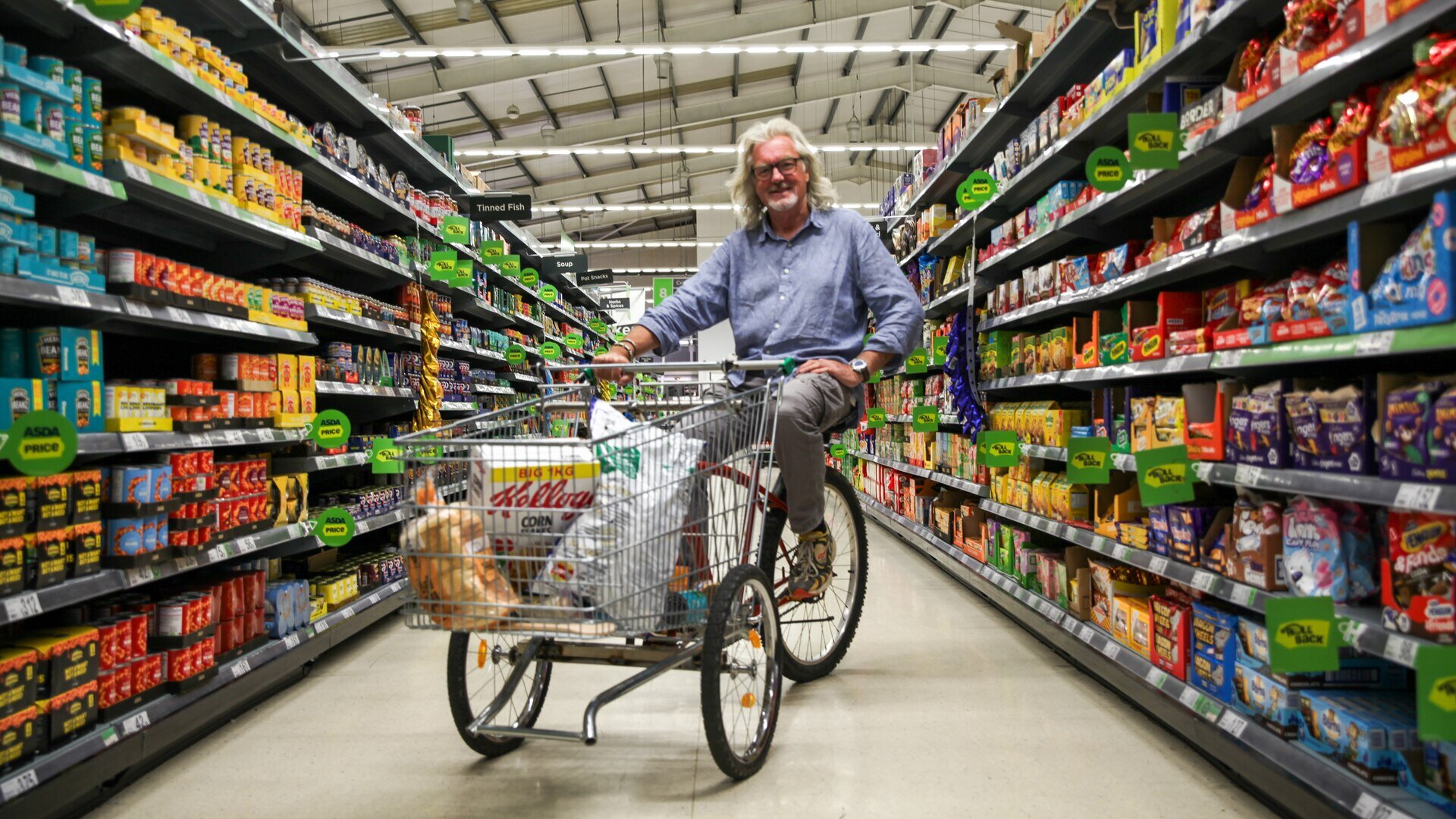 James May's Shed Load of Ideas S1E2 Supermarket Trolley-Bike