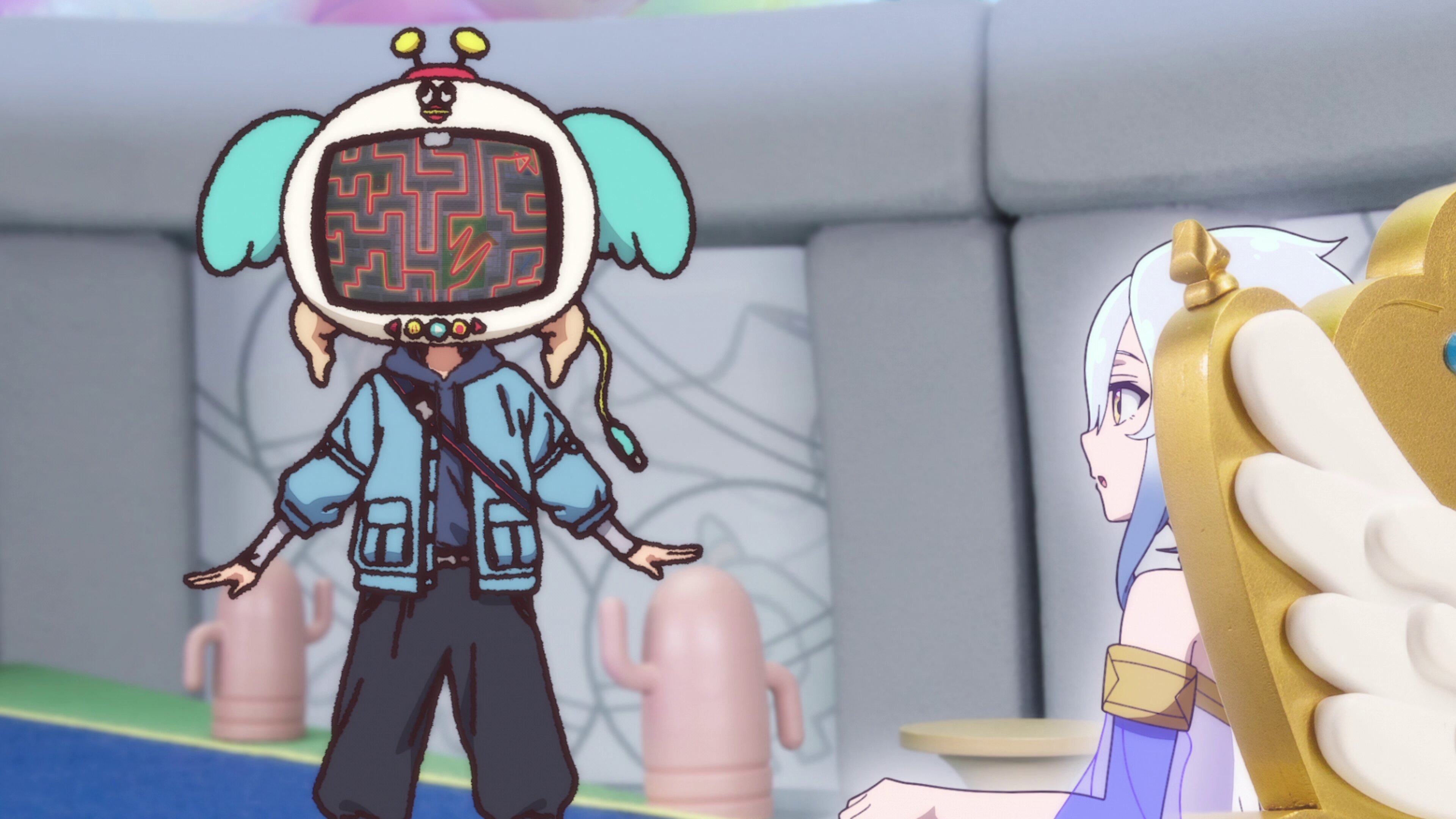 Megami Isekai Tensei Nani ni Naritai Desu ka Ore Yuusha no Rokkotsu de S1E7 The Torch on a Dungeon Wall / The Pillowcase at an Inn Where the Hero of a Dungeon Isekai Story Stay