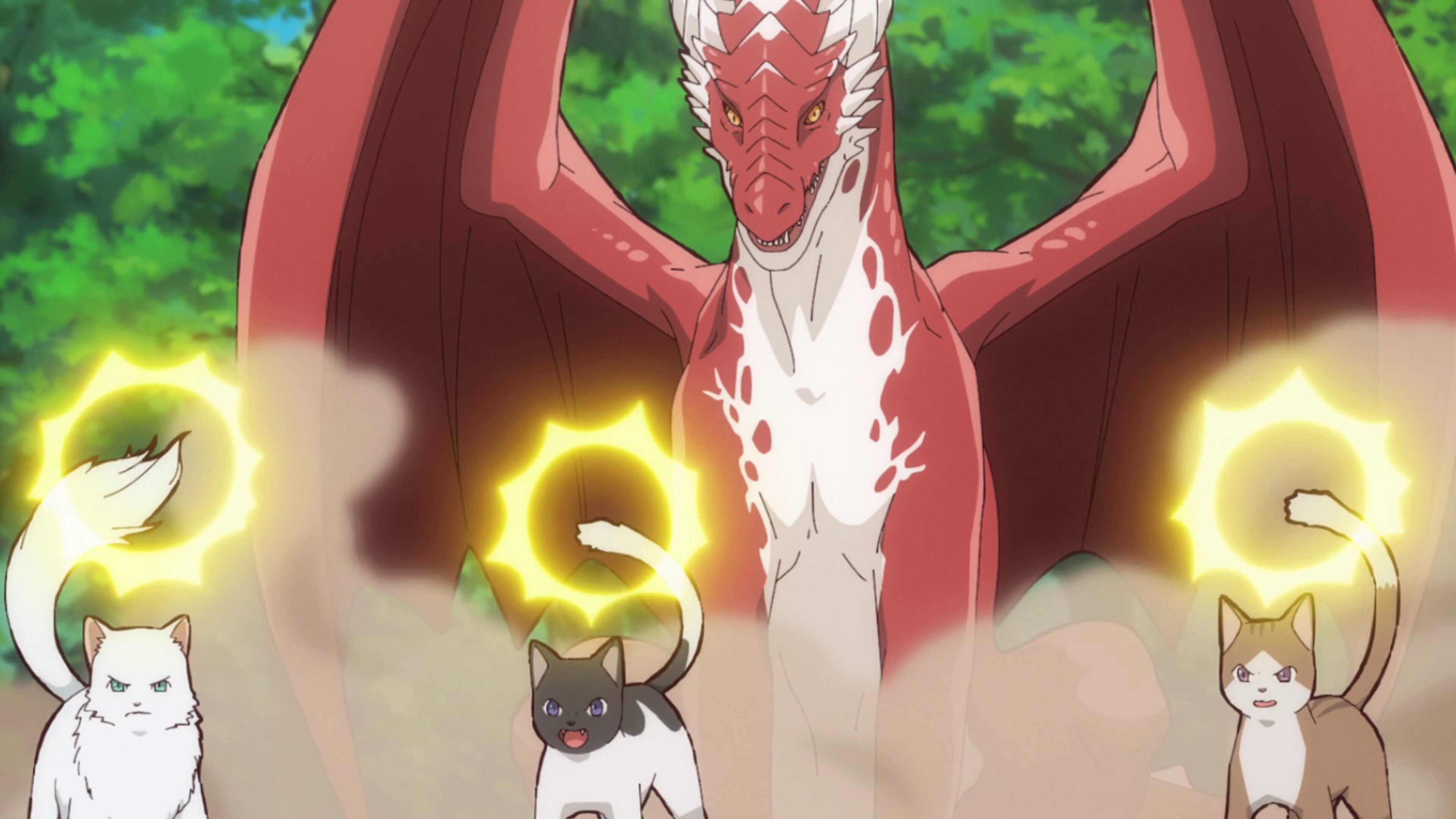 Neko to Ryuu S1E3 The Kittens and the Winged Uncle