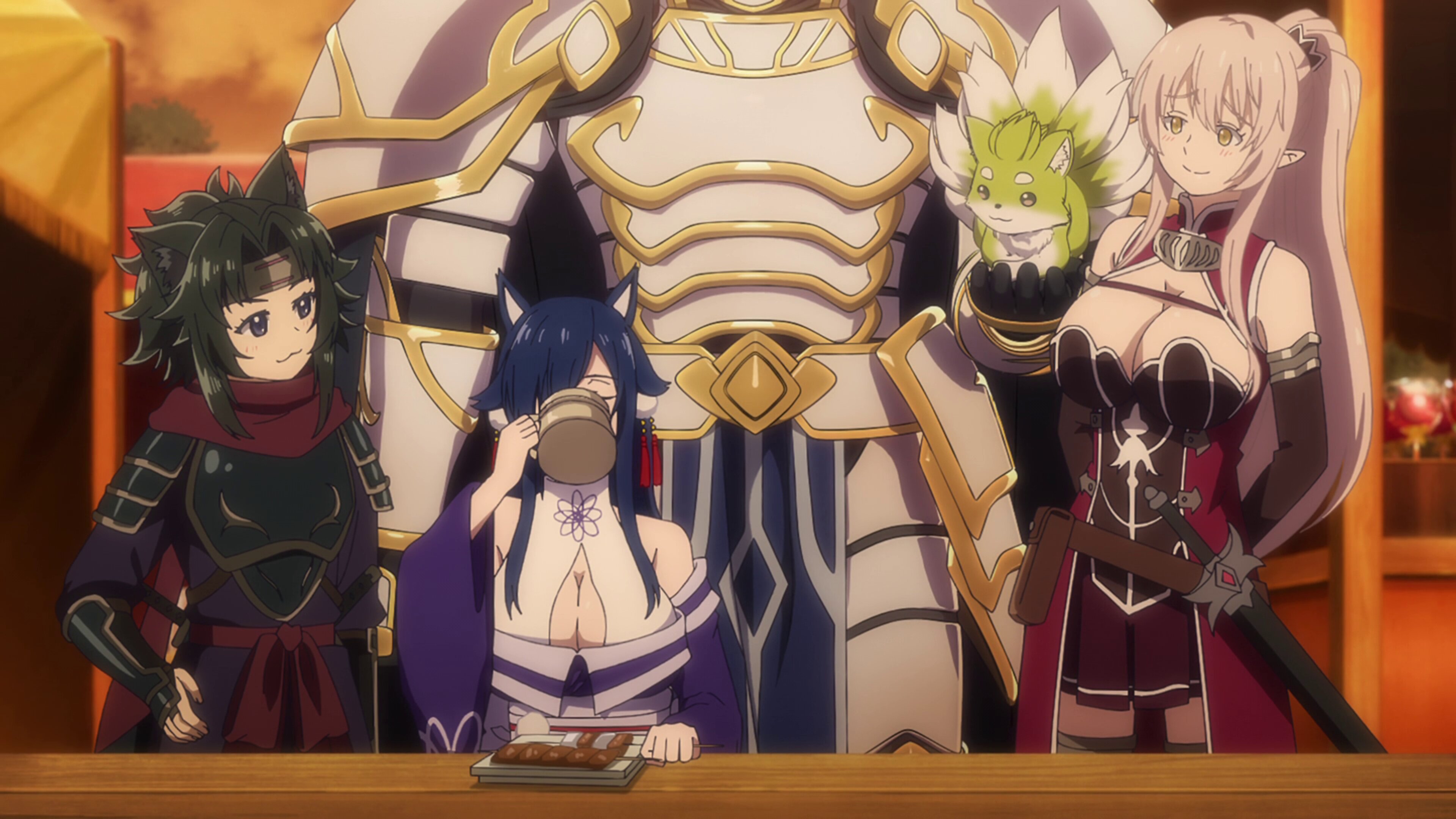 Skeleton Knight in Another World S2E7 The Spirit of Chivalry Blooms at the Shinobi Village!