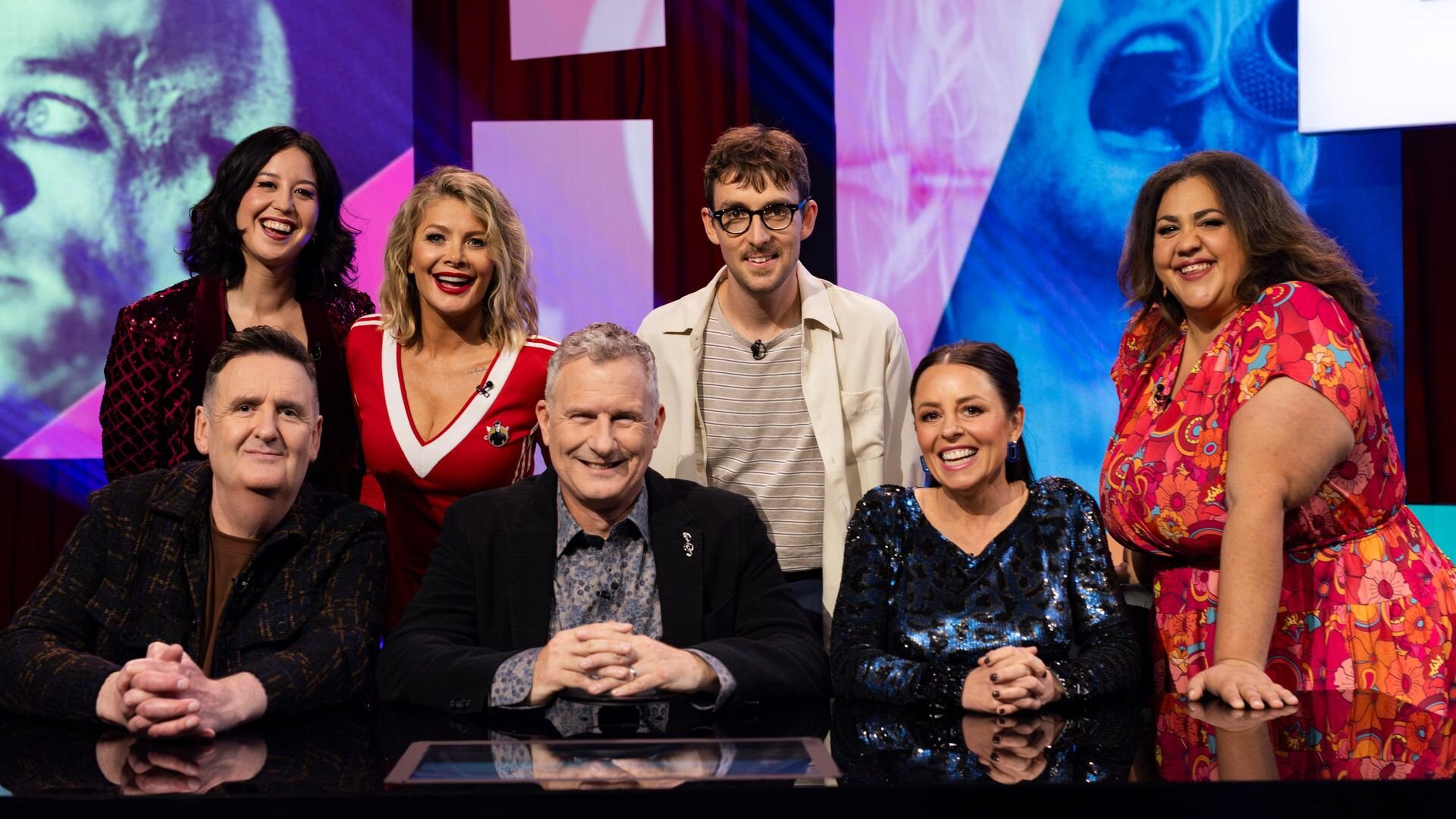 Spicks And Specks S12E2 Natalie Bassingthwaighte, Nina Oyama, Sam Cromack and Steph Tisdell