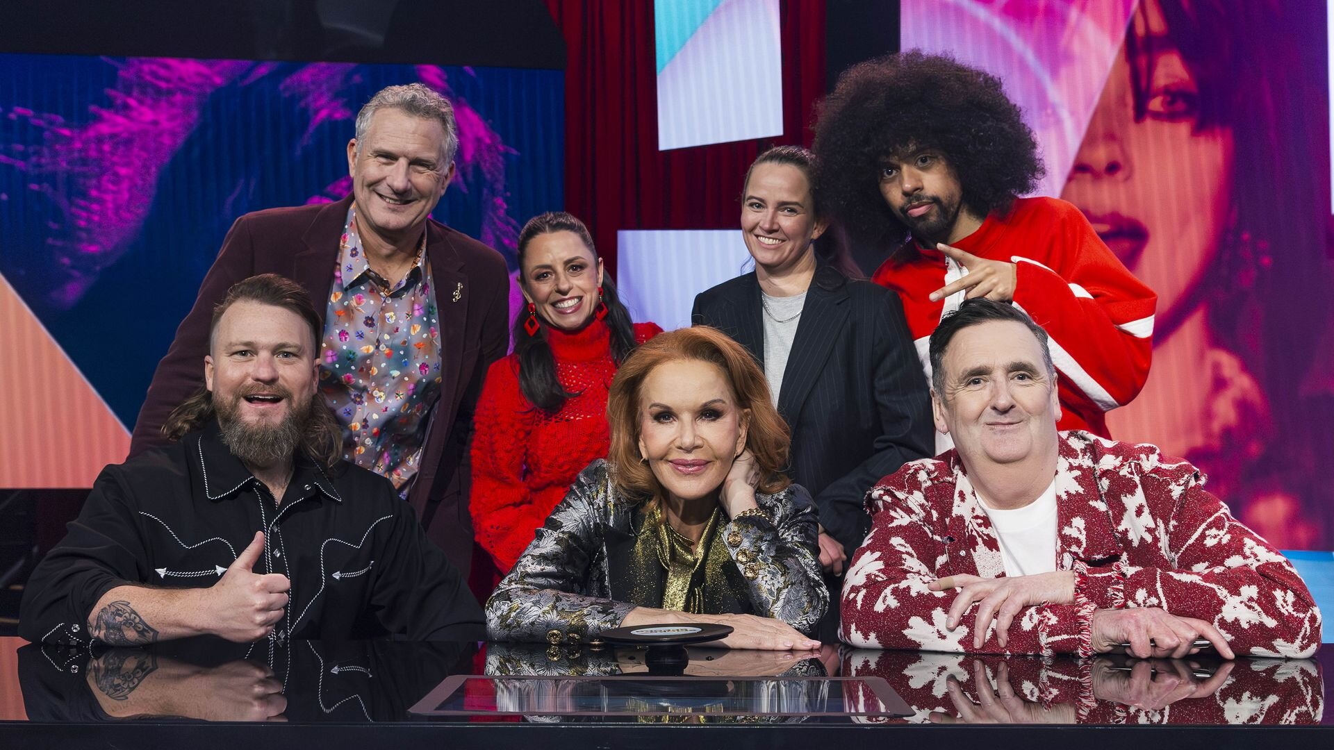 Spicks And Specks S13E5 Zoe Coombs Marr, Rhonda Burchmore, Zion Garcia, Brett Blake, Robert Forster