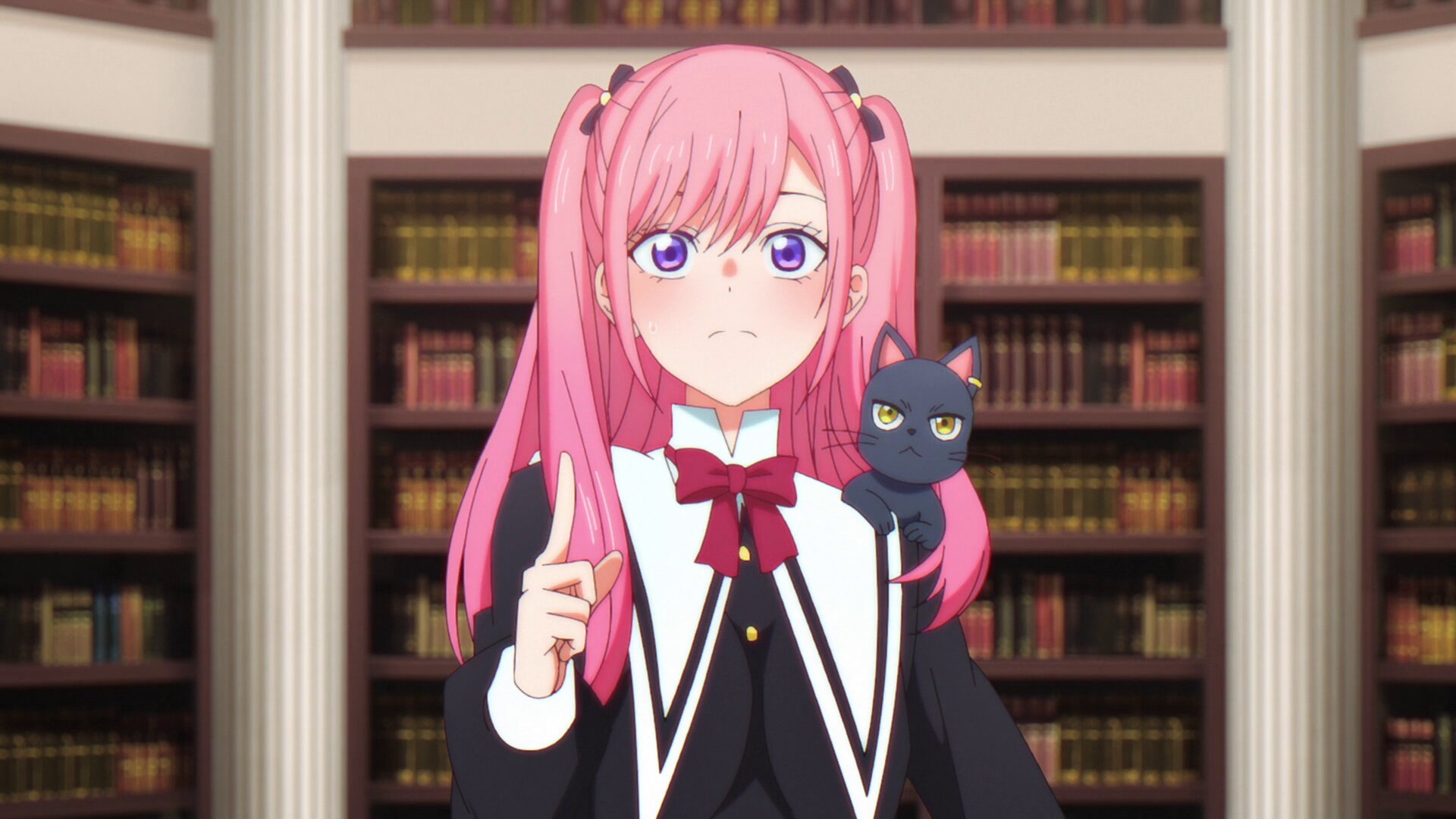 The Classroom of a Black Cat and a Witch S1E1 Black Cat & Spica