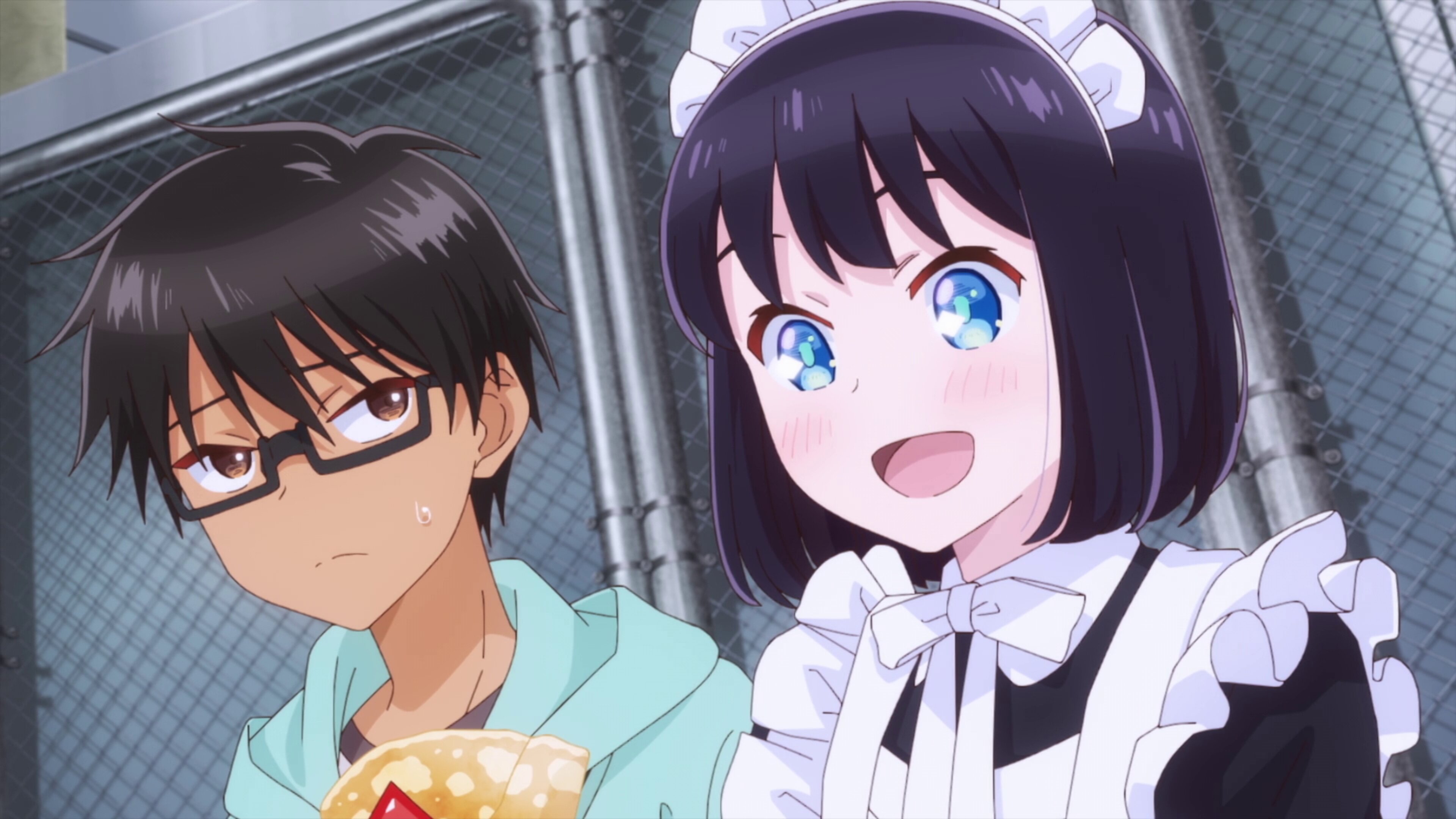 The Food Diary of Miss Maid S1E5 Soft Serve, Plum Wine, Barley Tea, Crepe, and Raw Egg Over Rice