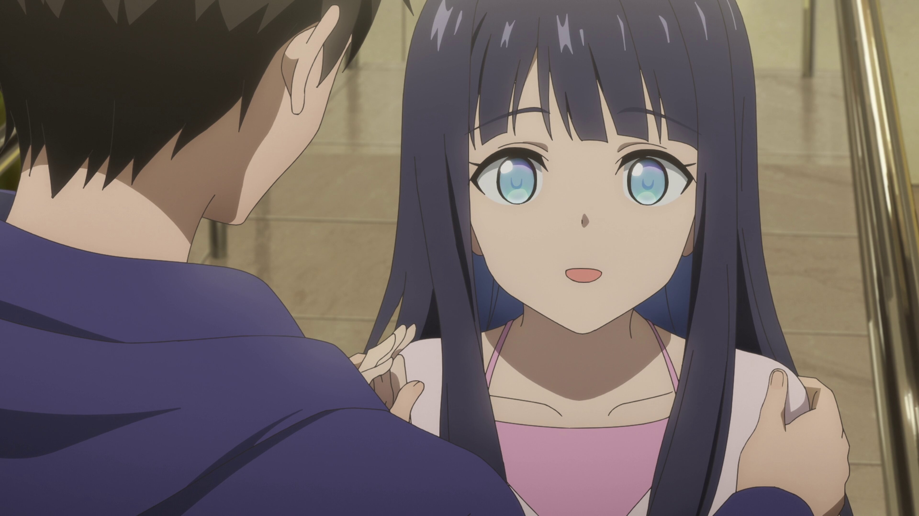 Tomei na Yoru ni Kakeru Kimi to, Me ni Mienai Koi wo Shita S1E1 An Encounter