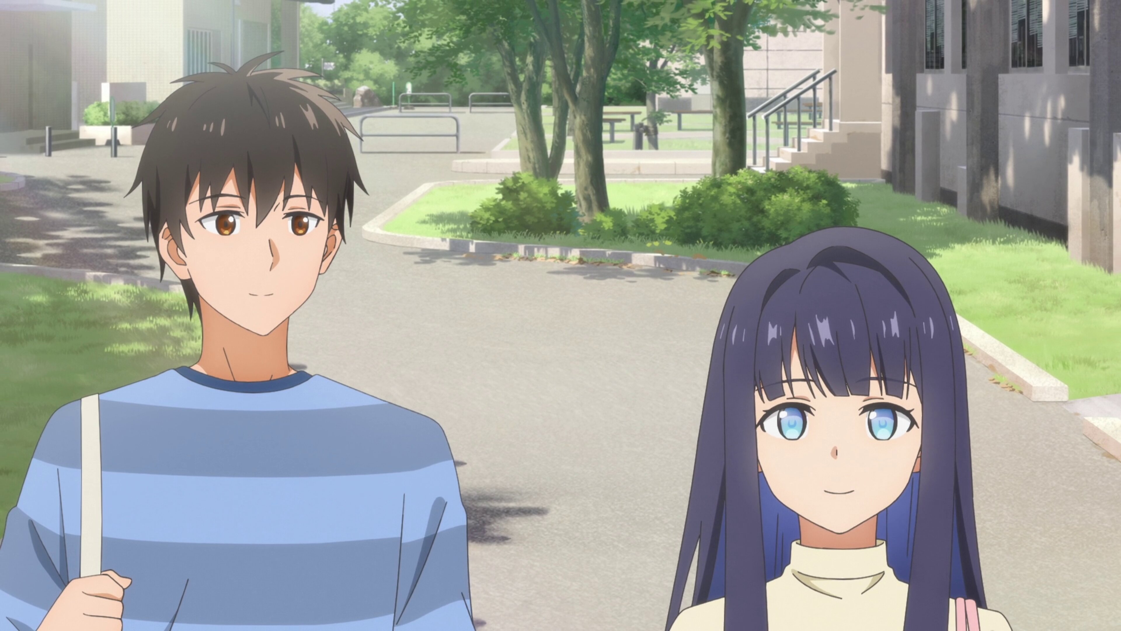 Tomei na Yoru ni Kakeru Kimi to, Me ni Mienai Koi wo Shita S1E3 The Yellow Bookmark