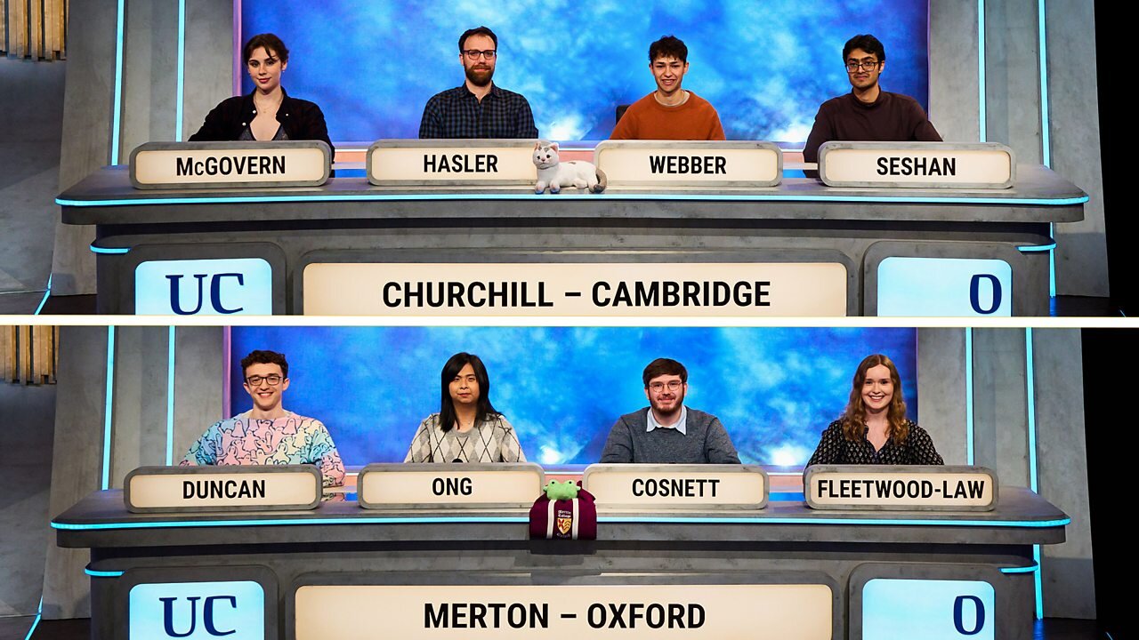 University Challenge S55E24 Churchill College, Cambridge v Merton College, Oxford