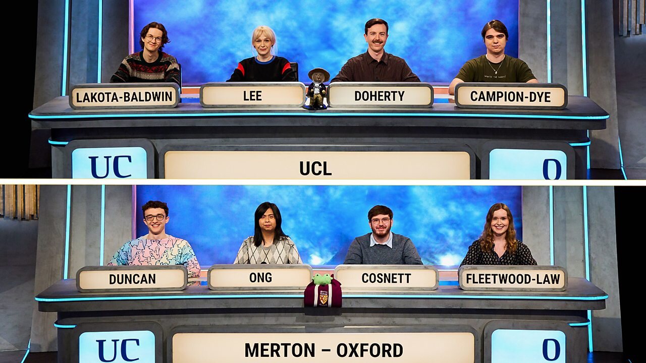 University Challenge S55E26 UCL v Merton College, Oxford