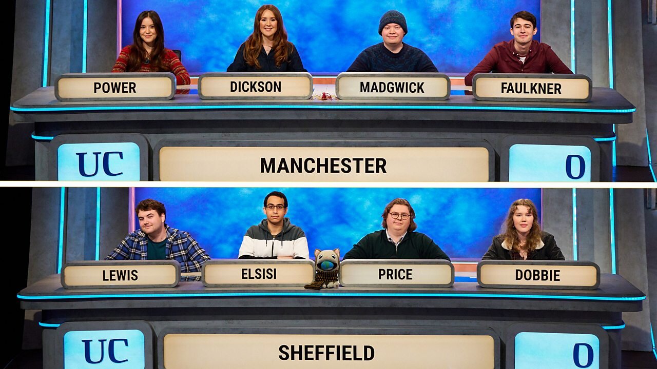 University Challenge S55E33 Manchester v Sheffield