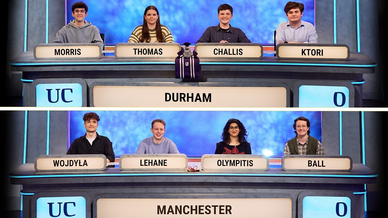 University Challenge S56E2 Durham v Manchester