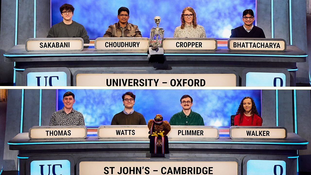 University Challenge S56E3 University College, Oxford v St John's College, Cambridge